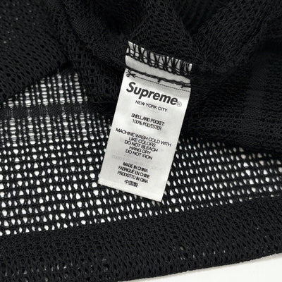 2023SS Mesh Stripe S/S Shirt L Black