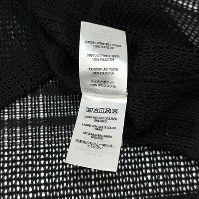2023SS Mesh Stripe S/S Shirt L Black