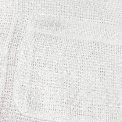 2023SS Mesh Stripe S/S Shirt L White