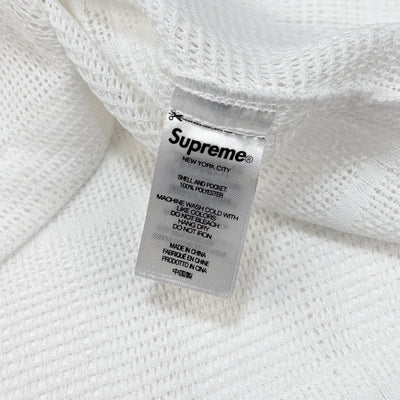 2023SS Mesh Stripe S/S Shirt L White