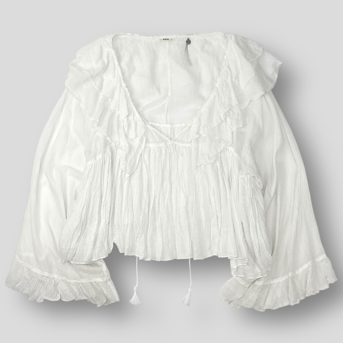 2020SS Gauze frill blouse FREE