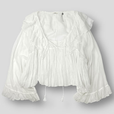 2020SS Gauze frill blouse FREE