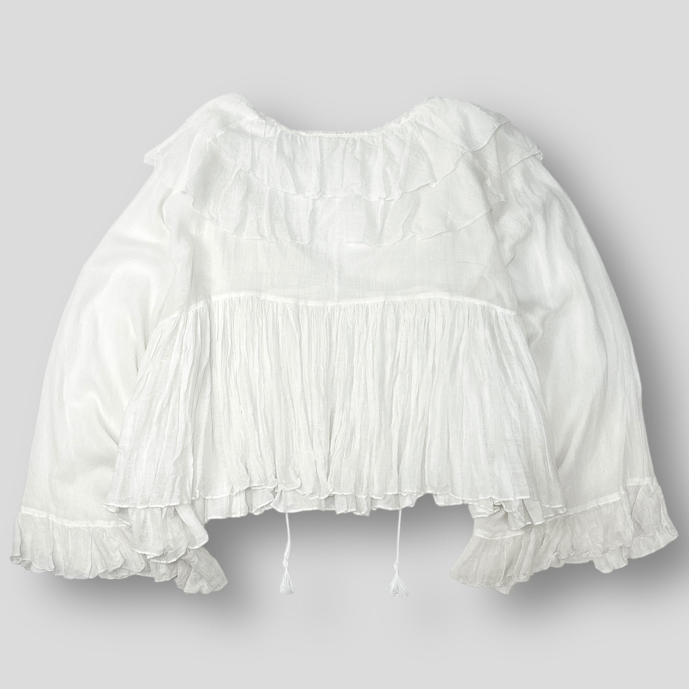 2020SS Gauze frill blouse FREE