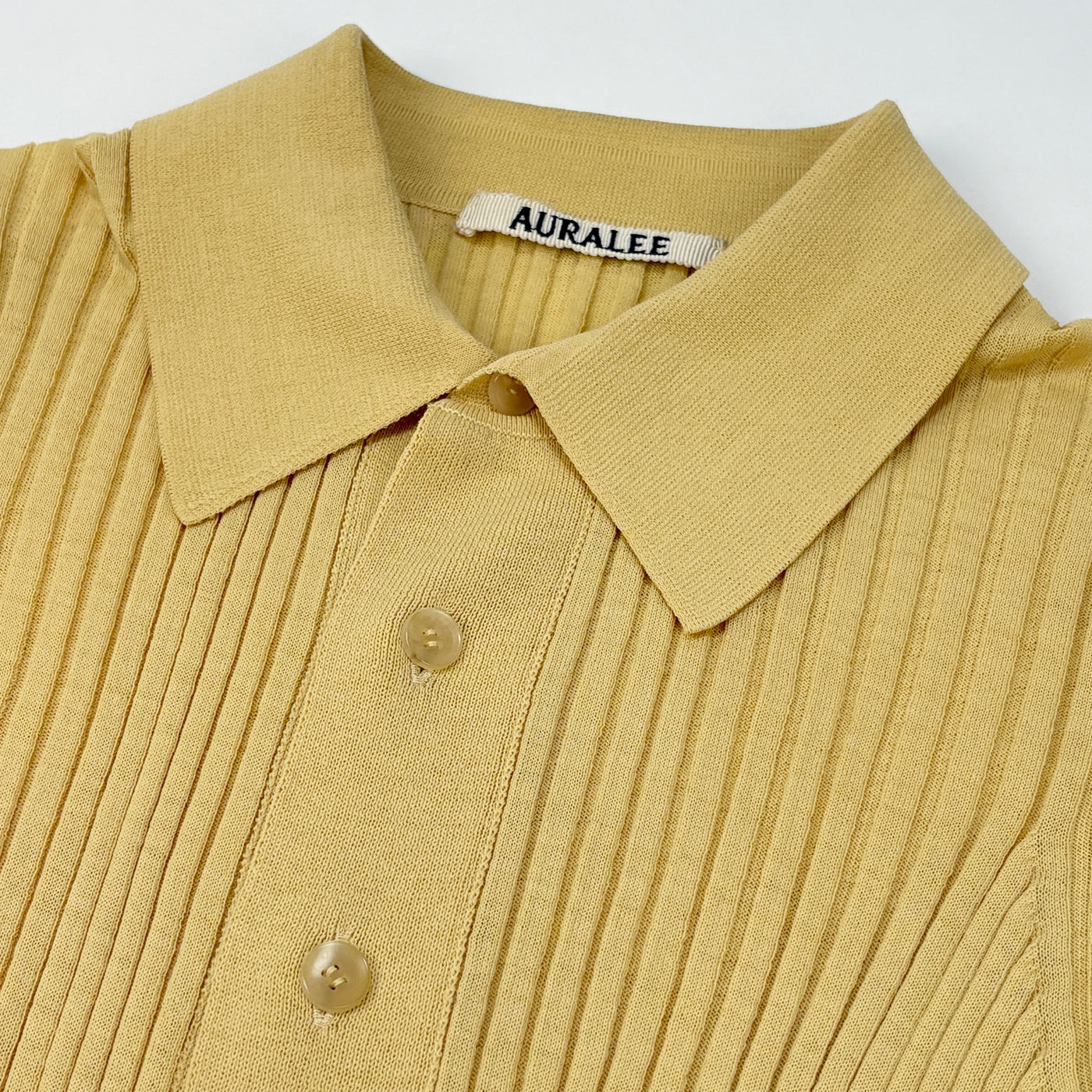 2020AW WOOL RECYCLE POLYESTER RIB KNIT SHIRT A20AS03MN 1