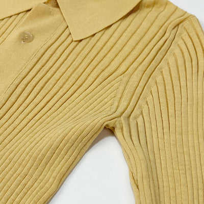 2020AW WOOL RECYCLE POLYESTER RIB KNIT SHIRT A20AS03MN 1