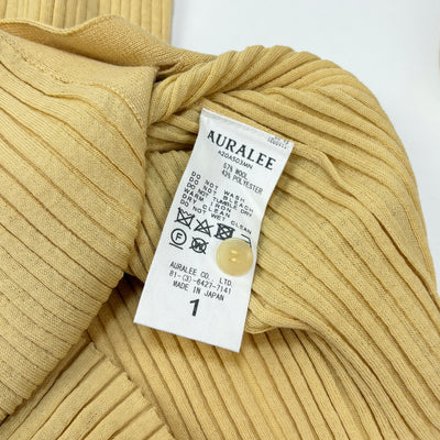 2020AW WOOL RECYCLE POLYESTER RIB KNIT SHIRT A20AS03MN 1