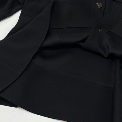 2018AW Leira ペプラム クレープシャツ BLH-58030 S