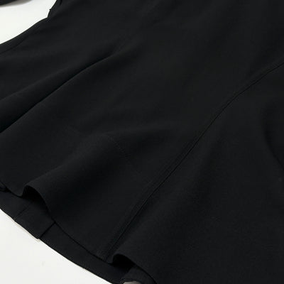 2018AW Leira ペプラム クレープシャツ BLH-58030 S