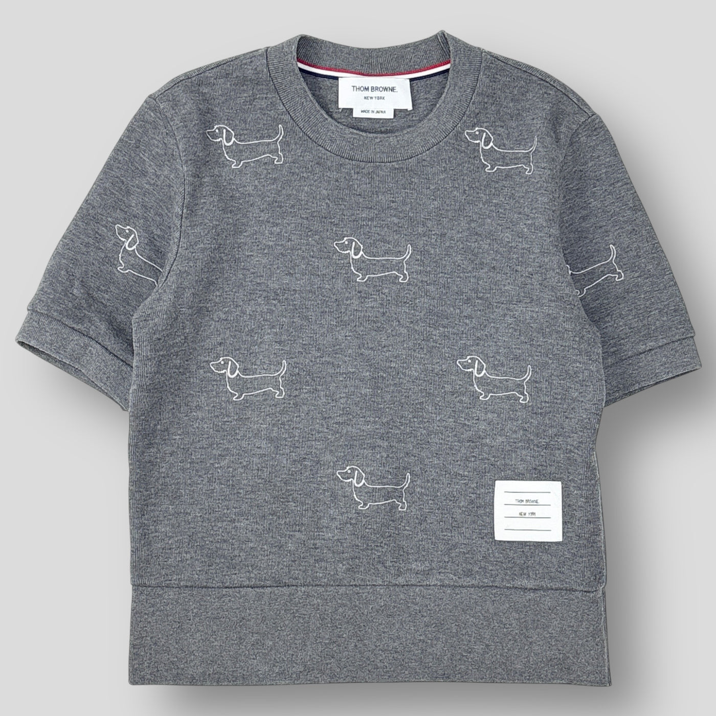 HECTOR ヘクター 刺繍 コットンニットTシャツ FJS158E-J0029-035 40