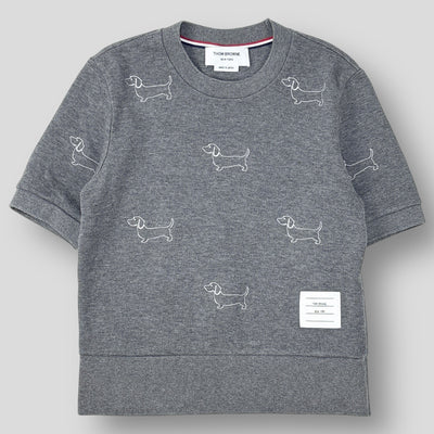 HECTOR ヘクター 刺繍 コットンニットTシャツ FJS158E-J0029-035 40