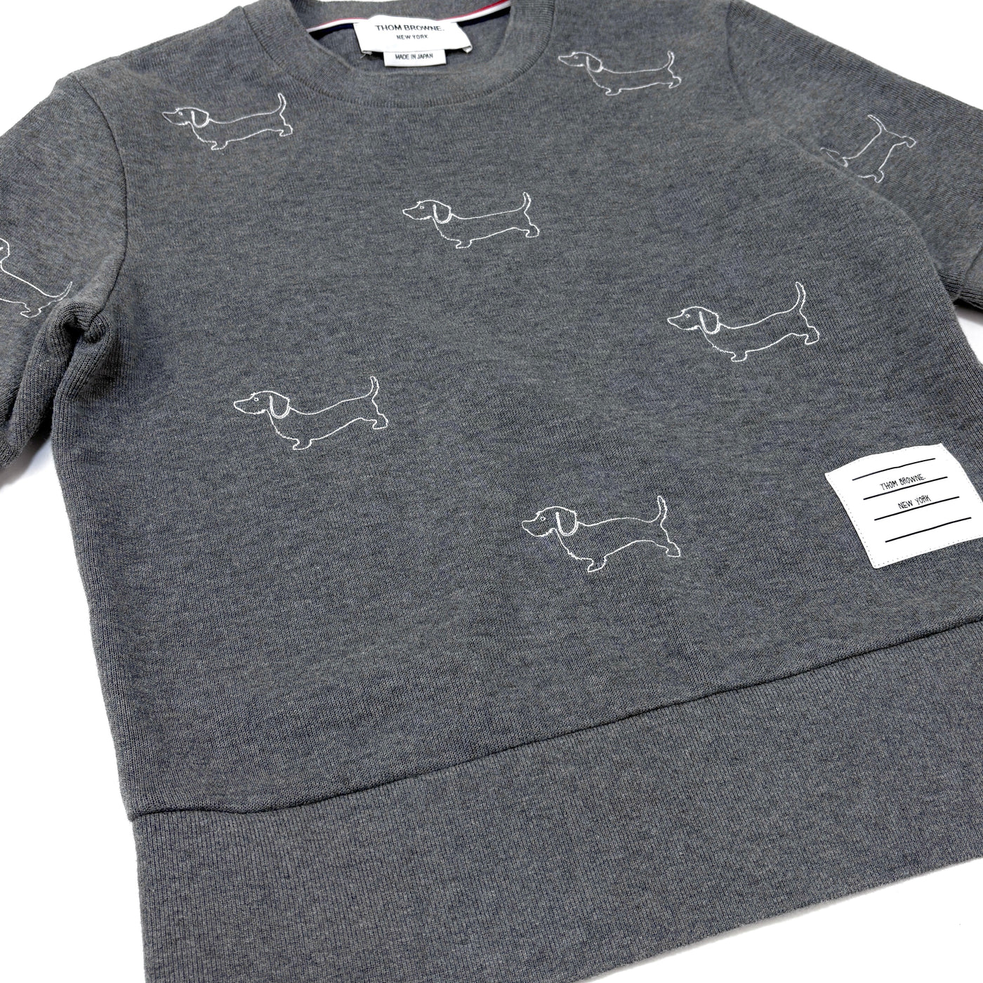 HECTOR ヘクター 刺繍 コットンニットTシャツ FJS158E-J0029-035 40