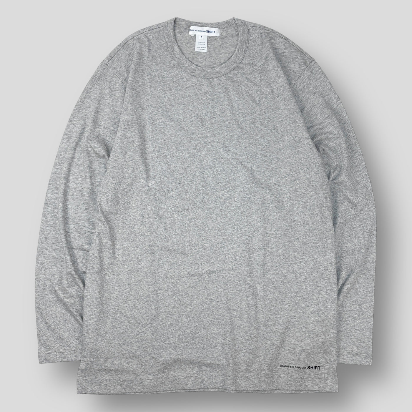 2019AW Oversized Logo L/S T-Shirt W27110 XL