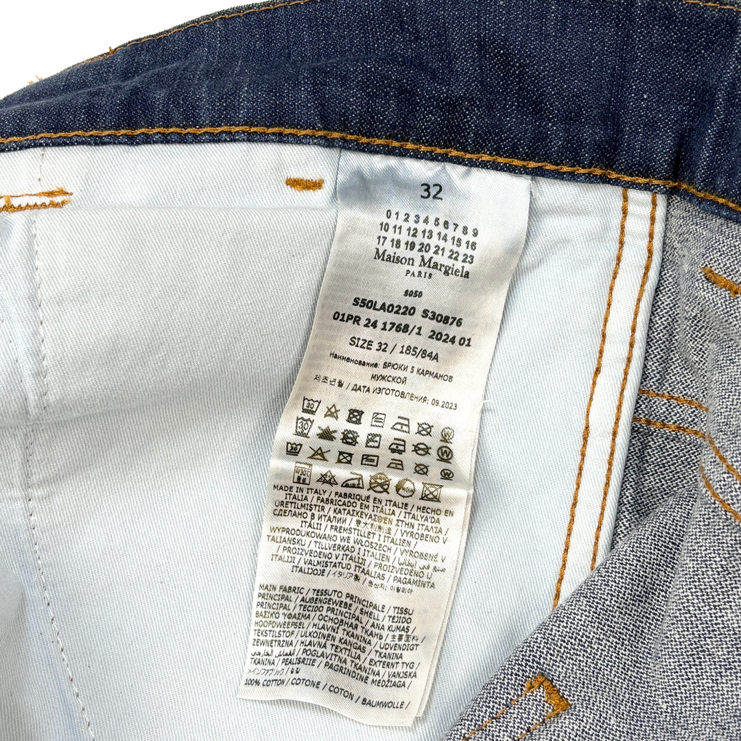 Maison Margiela 1 10 2024SS ウォッシュドコットン ペインターデニム