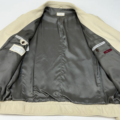 2021SS Leather Biker Jacket 211MPMOP1818C8085 L