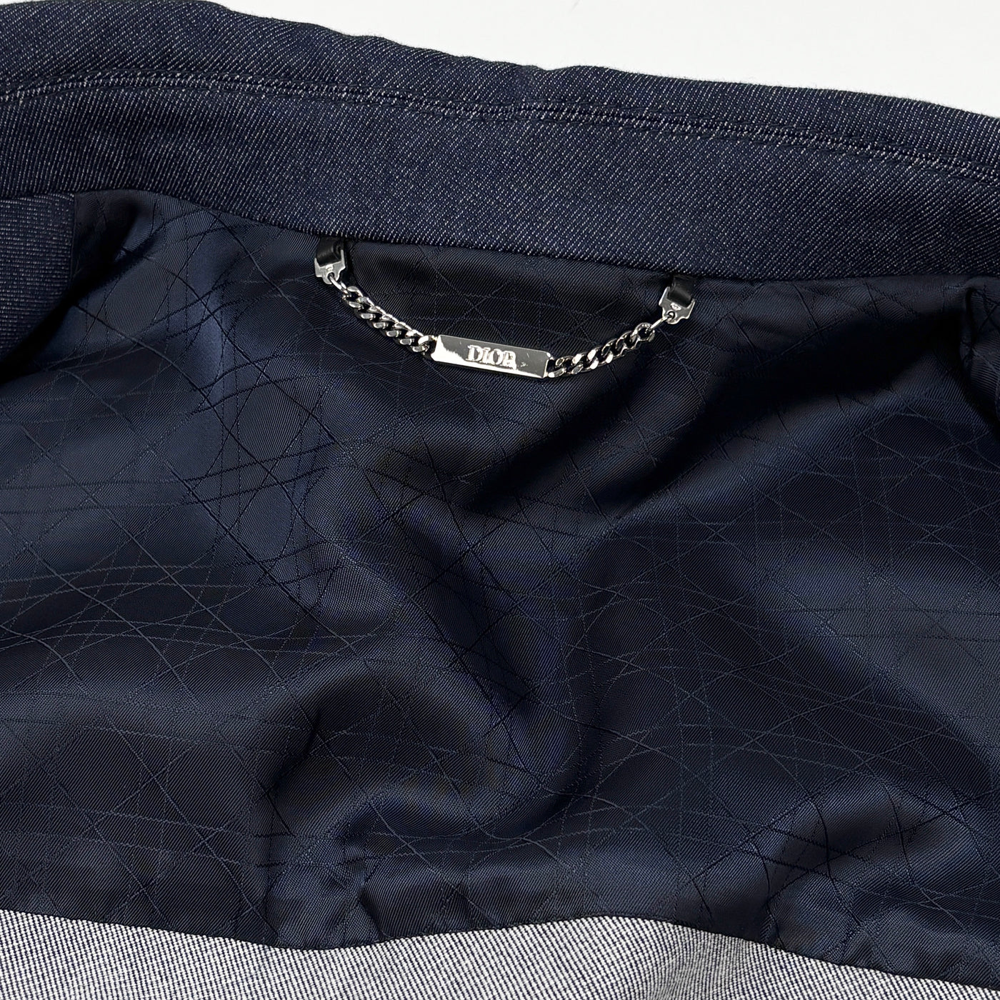 2024SS Dior Icons ジャケット デニム風コットン & カシミヤブレンド 493C220A6241_C540 44