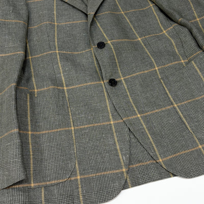 2024SS 別注 リネン グレンチェック+ペーン ジャケット TA-05-24M-002 / 24-16-0361-495 48