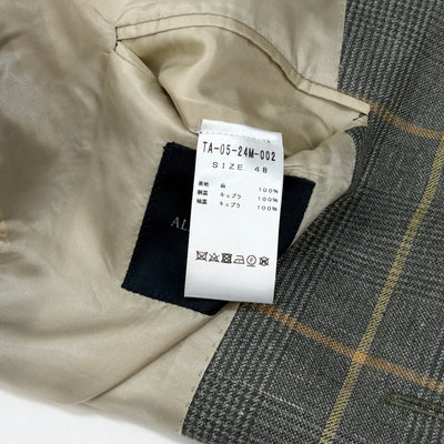 2024SS 別注 リネン グレンチェック+ペーン ジャケット TA-05-24M-002 / 24-16-0361-495 48