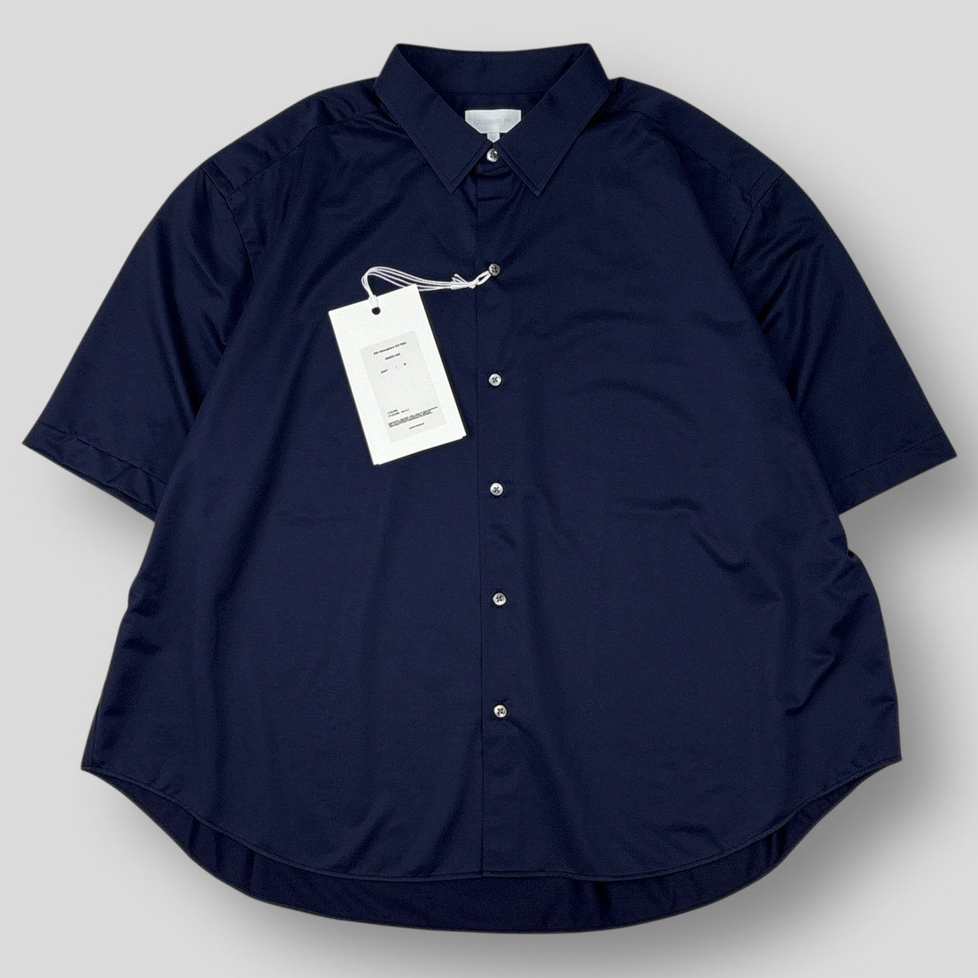 【新品】2025SS 46G Atmosphere S/S Shirt KM25S-020 M NAVY
