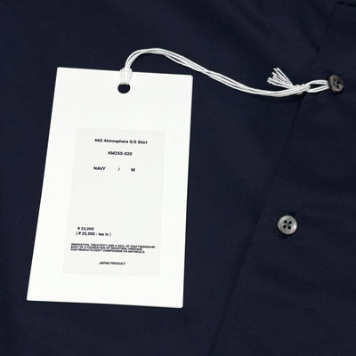 【新品】2025SS 46G Atmosphere S/S Shirt KM25S-020 M NAVY
