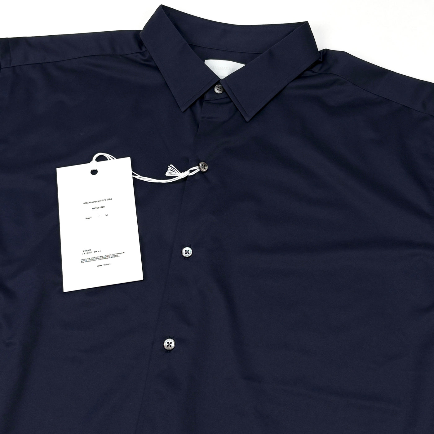 【新品】2025SS 46G Atmosphere S/S Shirt KM25S-020 M NAVY
