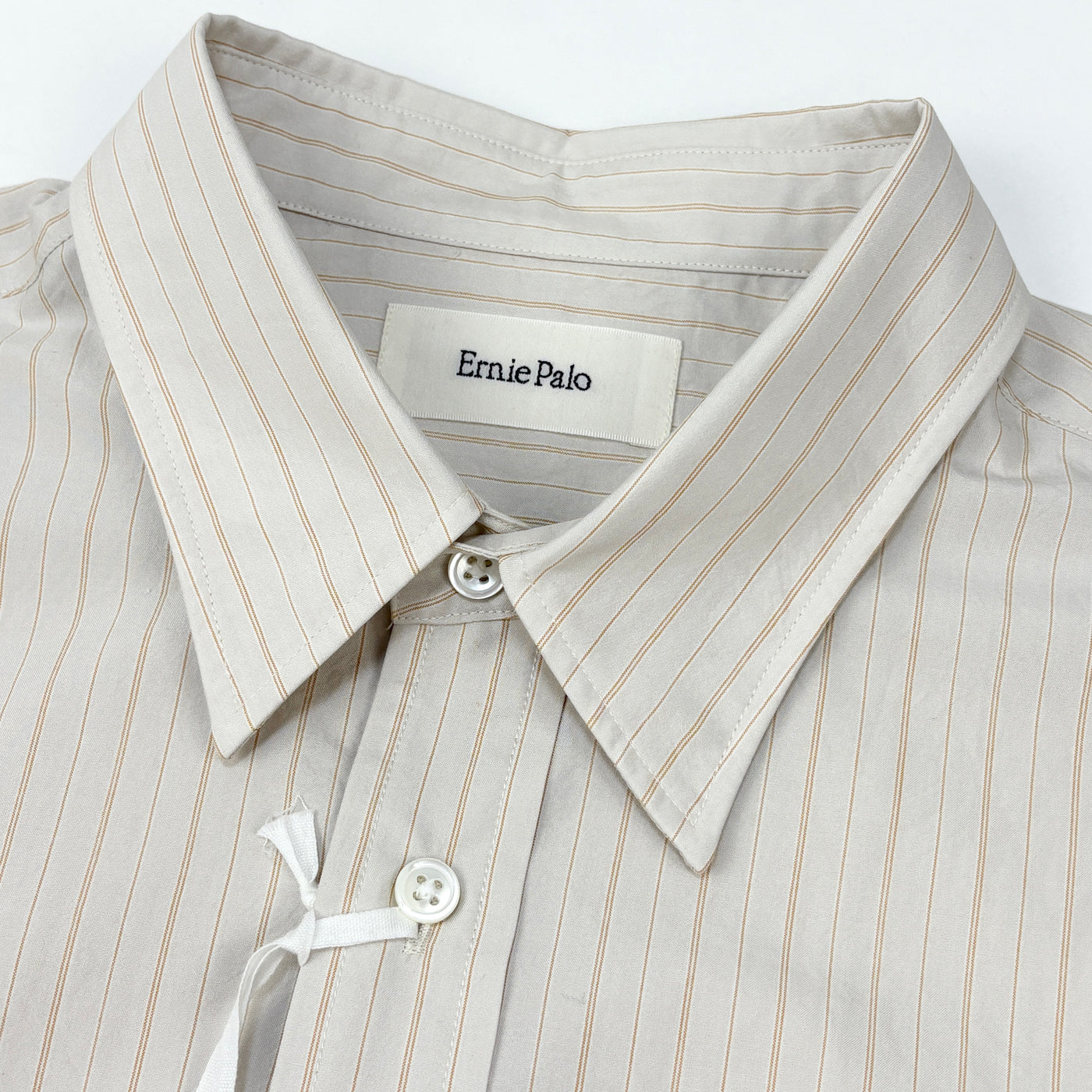 【新品】2025SS Silk Cotton Stripe Shirt EP09SH02 46