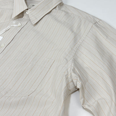 【新品】2025SS Silk Cotton Stripe Shirt EP09SH02 46