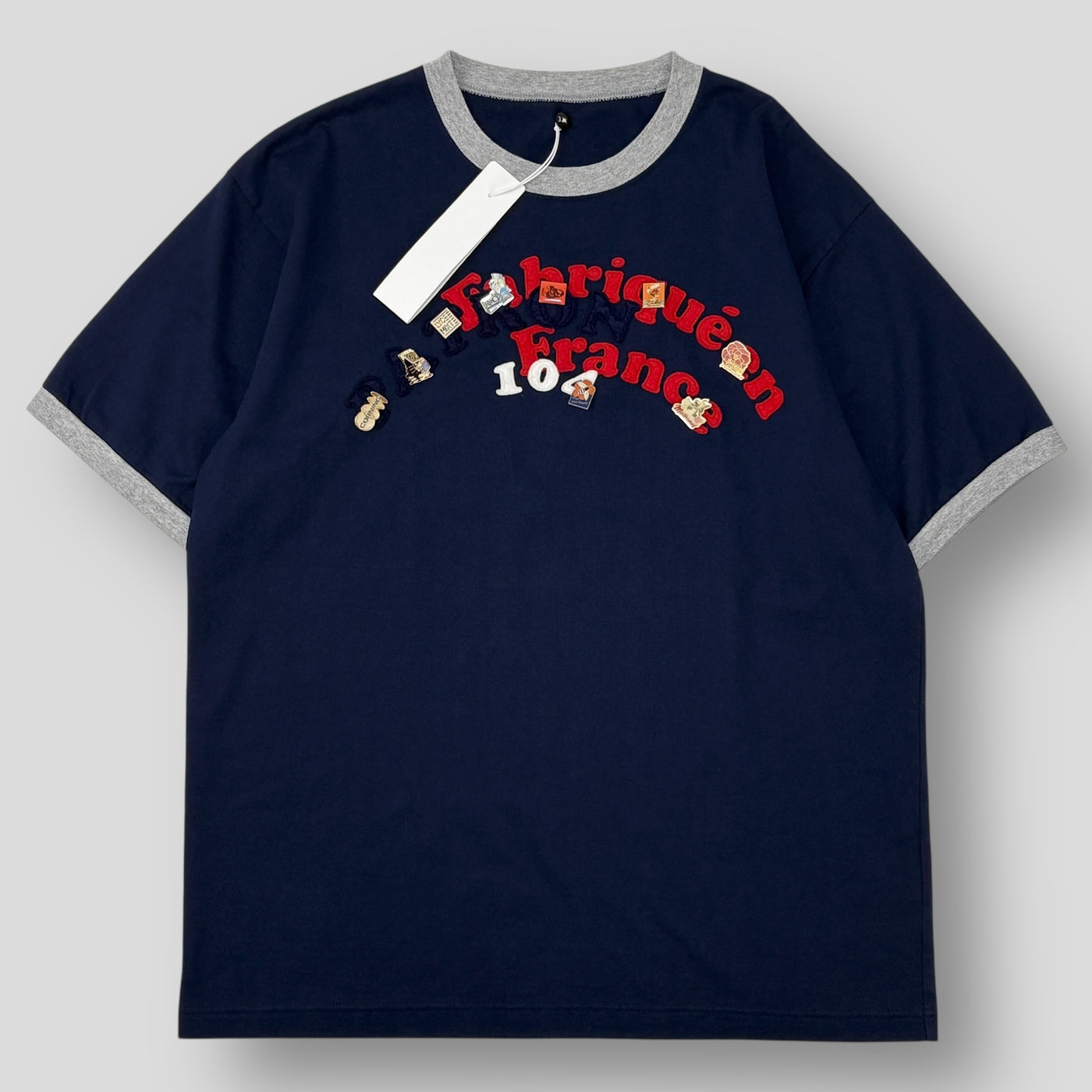 新品】ISSUETHINGS 25SS type76 (patch&pins) 25a/76-c-01 3 NAVY 