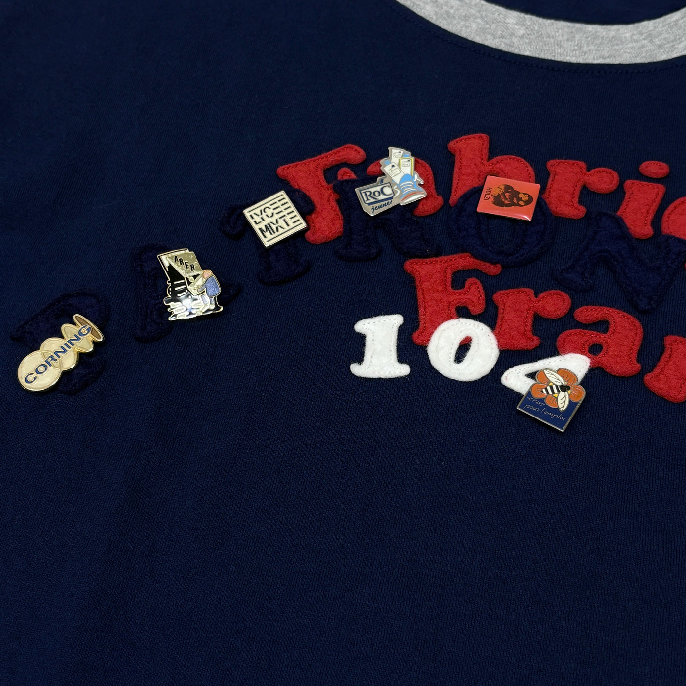 新品】ISSUETHINGS 25SS type76 (patch&pins) 25a/76-c-01 3 NAVY 