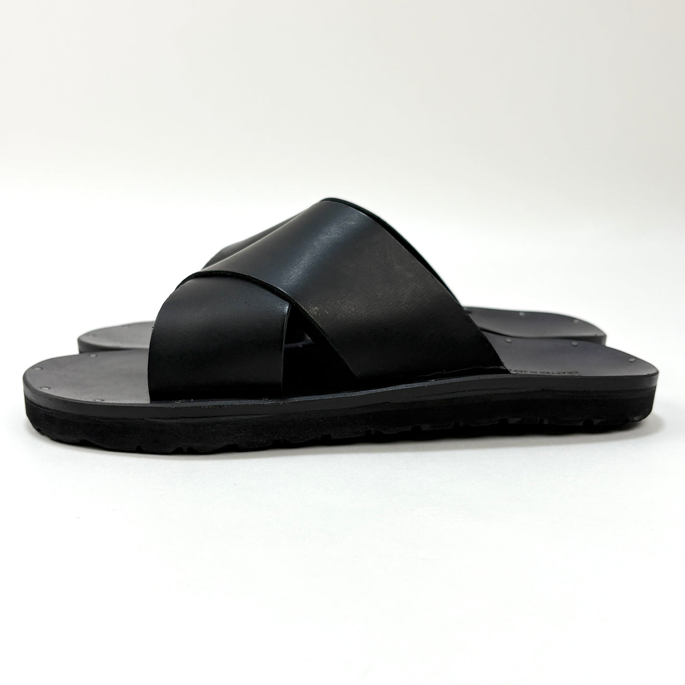 【新品】2025SS LEATHER FOOTBED SANDALS YS-25SS-LEATHER-SANDALS 25.5cm