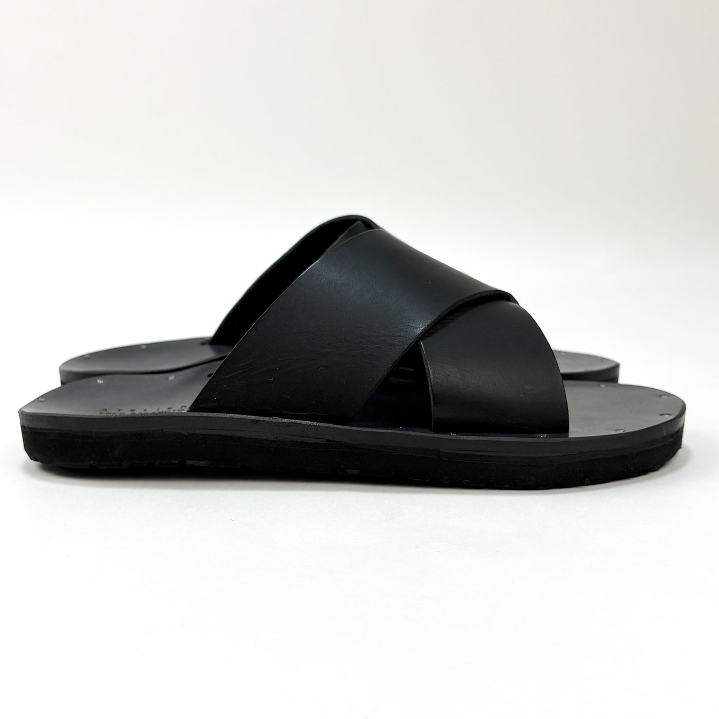 【新品】2025SS LEATHER FOOTBED SANDALS YS-25SS-LEATHER-SANDALS 25.5cm