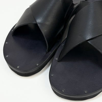 【新品】2025SS LEATHER FOOTBED SANDALS YS-25SS-LEATHER-SANDALS 25.5cm