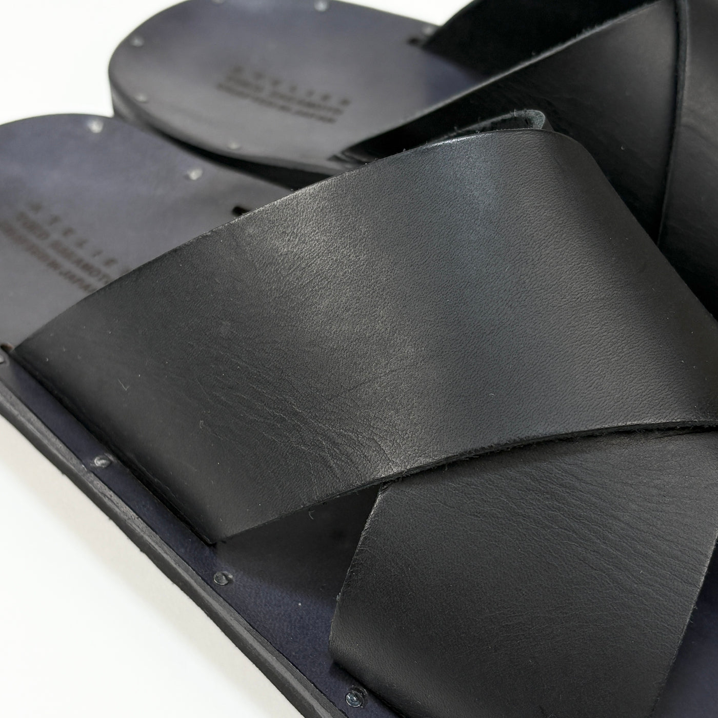 【新品】2025SS LEATHER FOOTBED SANDALS YS-25SS-LEATHER-SANDALS 25.5cm