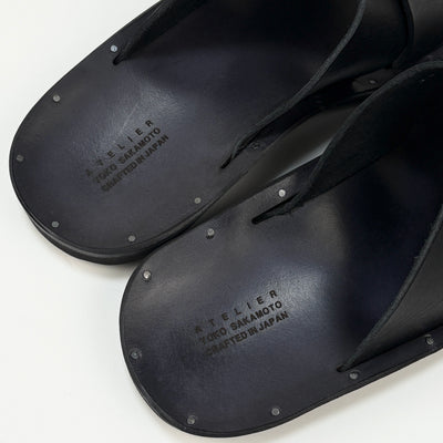 【新品】2025SS LEATHER FOOTBED SANDALS YS-25SS-LEATHER-SANDALS 25.5cm
