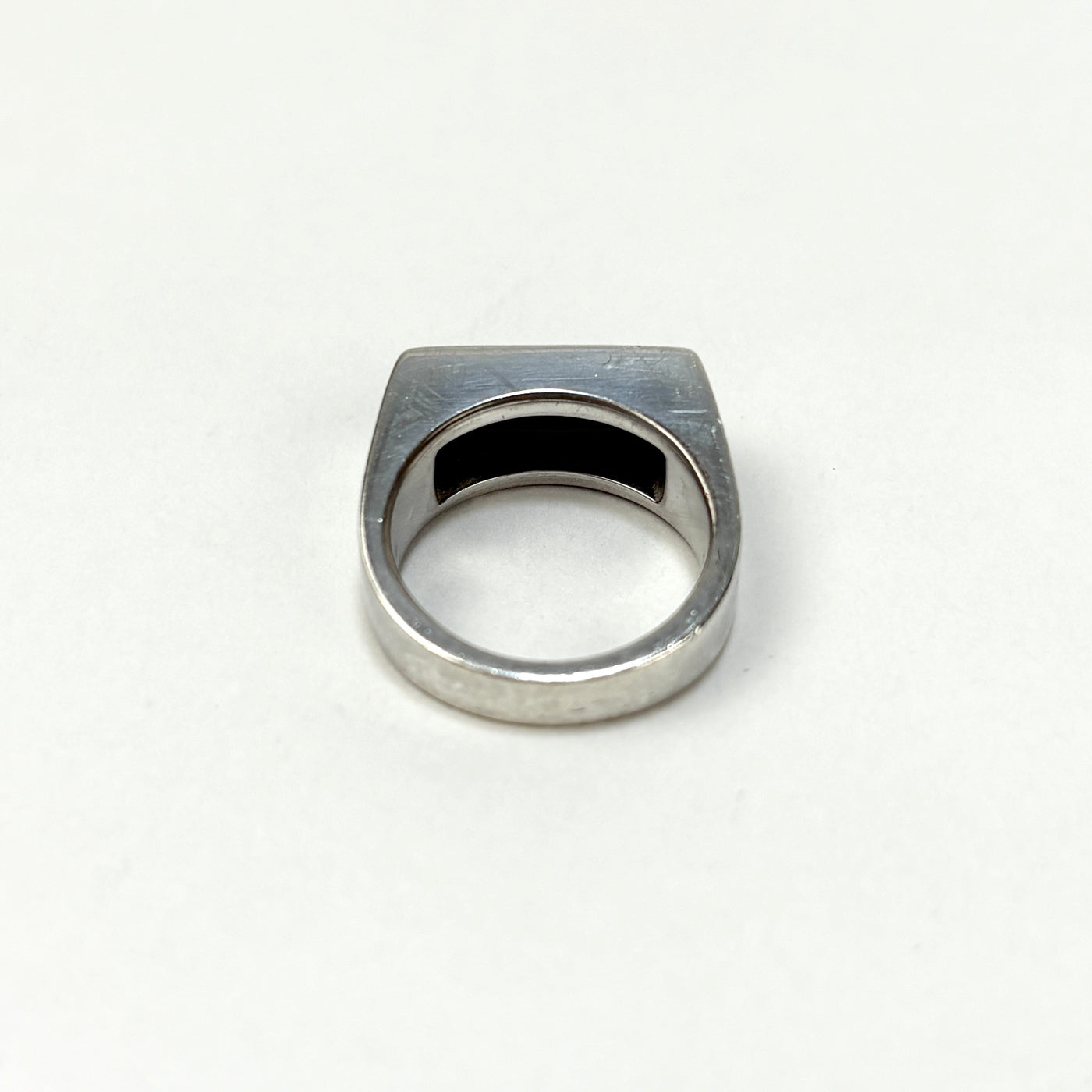 TOM WOOD Peaky Ring Polished Onyx 50 10号 Peaky Ring Polished Onyx - Tom Wood Project Official Online