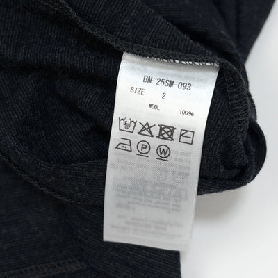 【新品】2025SS ONLY ARK 別注 SUMMER WOOL T-SHIRT BN-25SM-093 2