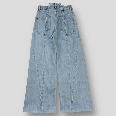 2024AW HIGH WAIST WIDE DENIM S51LA0128 S30617 36