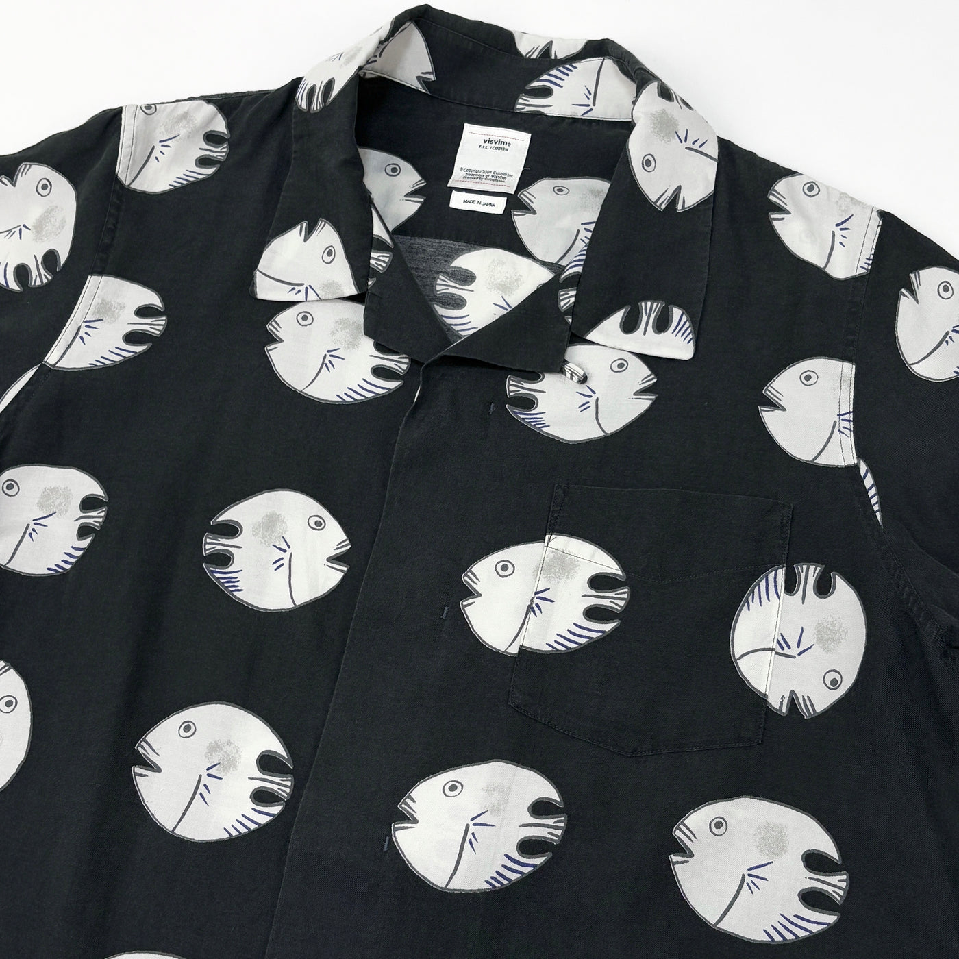 2018SS FREE EDGE SHIRT S/S FISHY 0118105011010 2