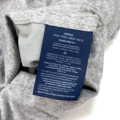 2023AW カシミア&シルク ノースリーブジャケット PI001758D-38087-9410 42