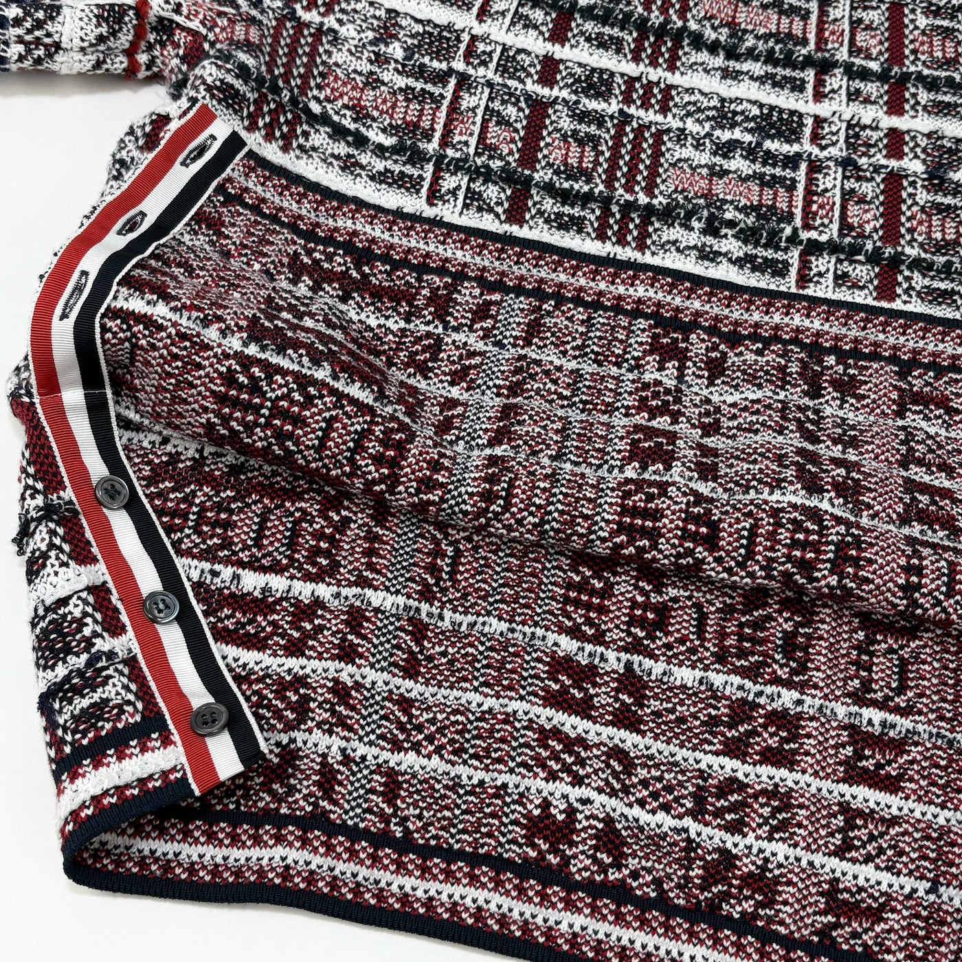 2022SS チェック ジャガード ショートスリーブニット FKA363A-Y9013960 42