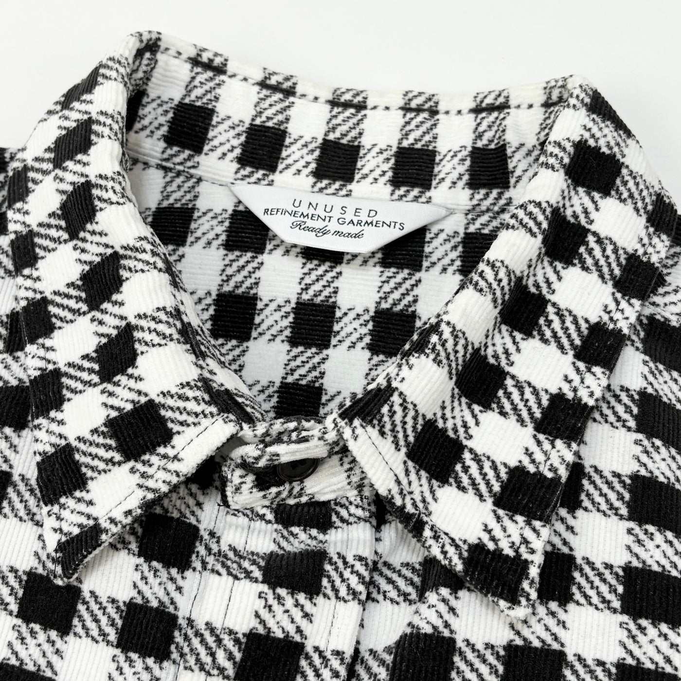2020AW Hound Tooth Corduroy Shirt US1887 3