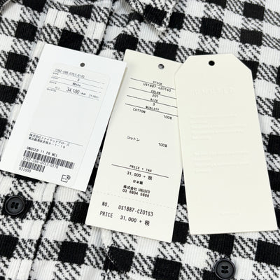 2020AW Hound Tooth Corduroy Shirt US1887 3