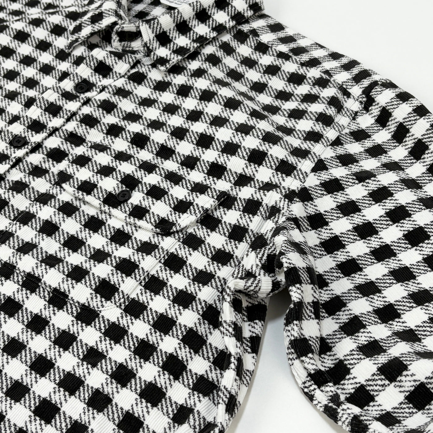 2020AW Hound Tooth Corduroy Shirt US1887 3