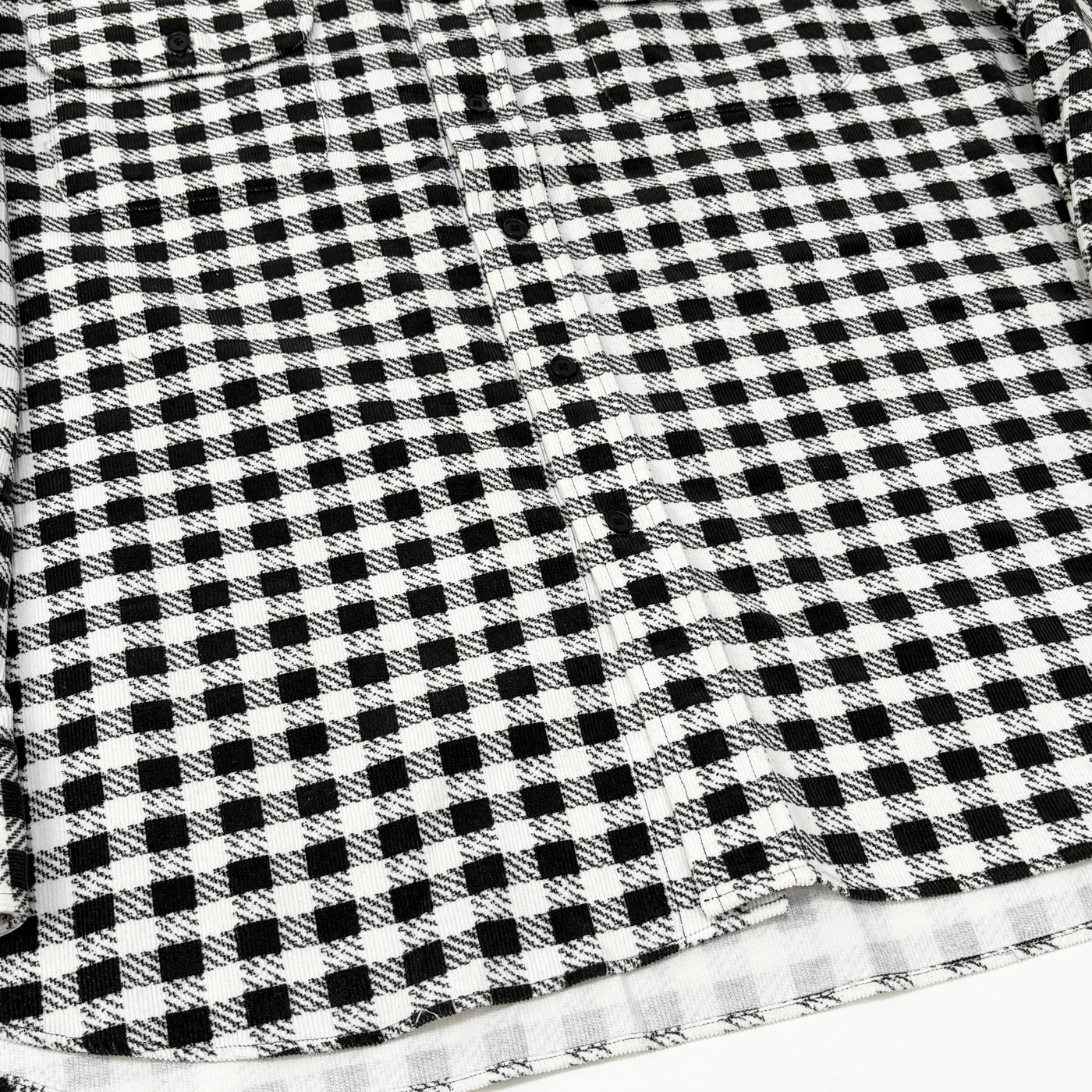 2020AW Hound Tooth Corduroy Shirt US1887 3