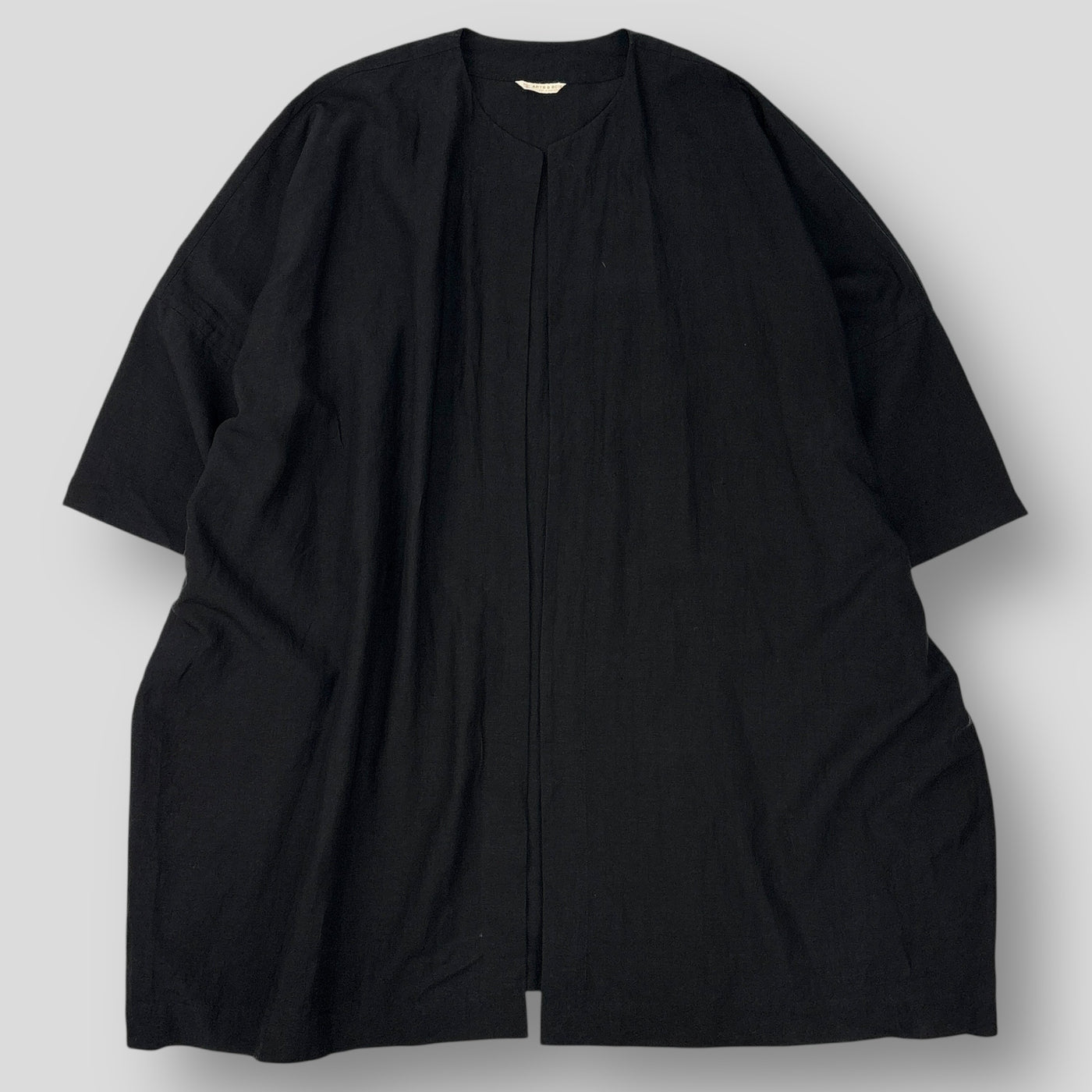 2017SS リネンノーカラーコート 071-L100-122 1