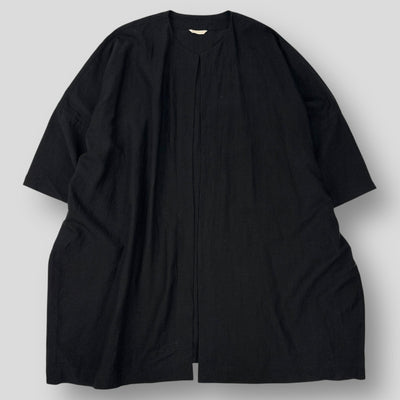 2017SS リネンノーカラーコート 071-L100-122 1