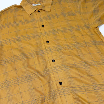 2024SS Relume Jeans レーヨンチェック半袖シャツ 24051464920020 L