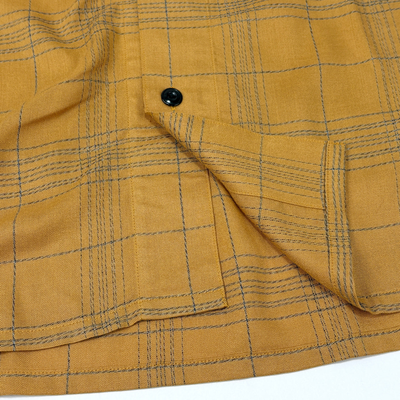 2024SS Relume Jeans レーヨンチェック半袖シャツ 24051464920020 L