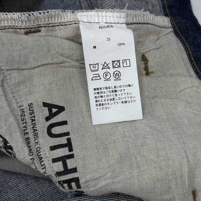 2024AW SELVEDGE DENIM WIDE LEG AUT-077 / 24030465001930 31