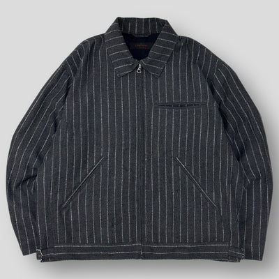 2024AW Cafissi / BECO ストライプジップジャケット 24011464023030 M