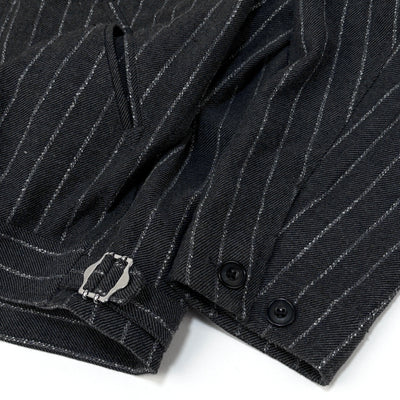 2024AW Cafissi / BECO ストライプジップジャケット 24011464023030 M